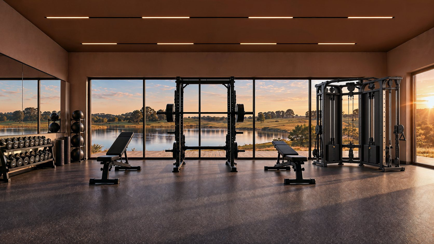 Academia com Vista para o Lago