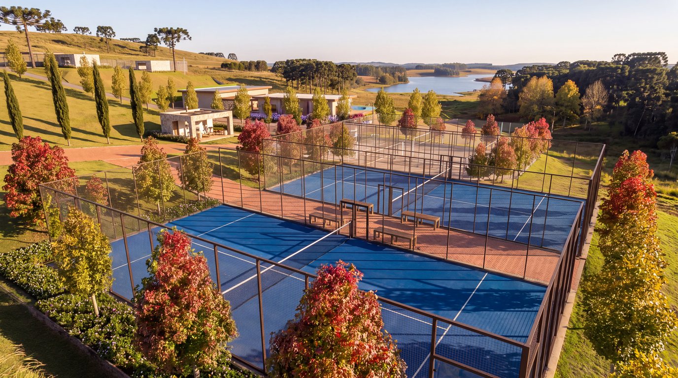 Quadras de Tênis e Padel