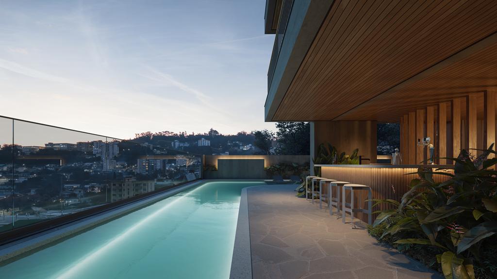 Piscina com Borda Infinita